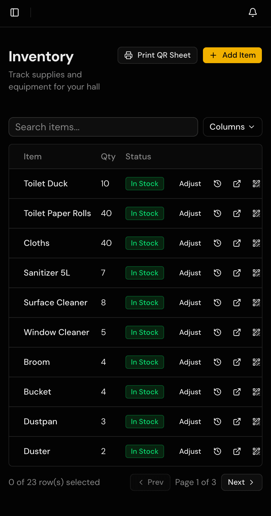 Inventory Management