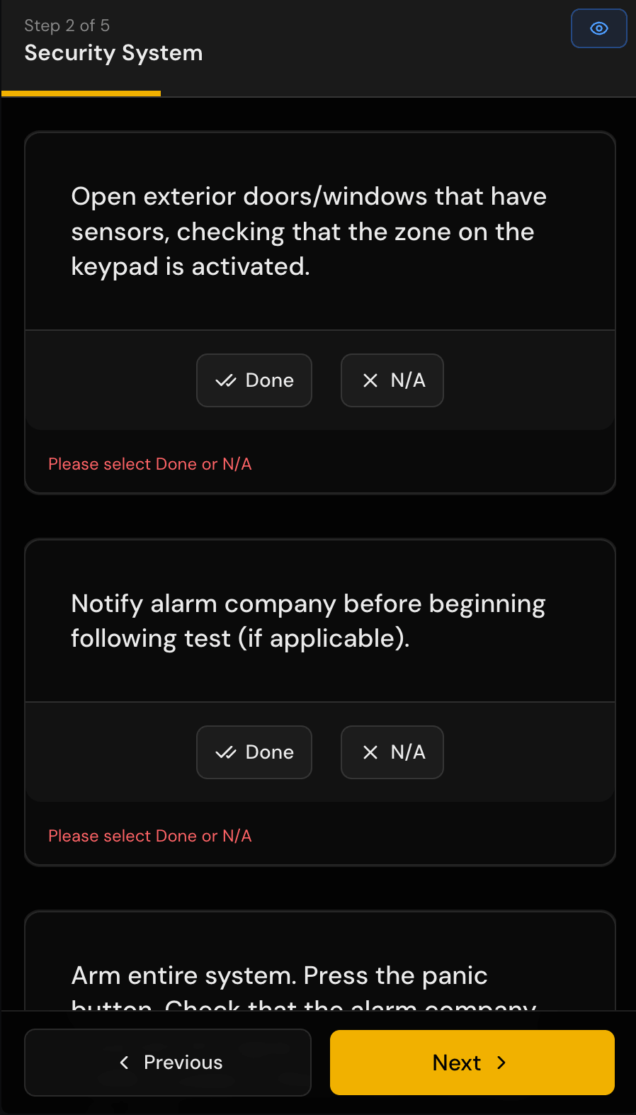 Maintenance Tasks